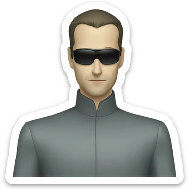 Mouse, Matt Doran from the Matrix movie sticker
