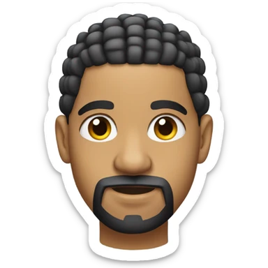 Drake with cornrows sticker