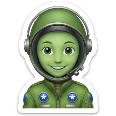 Alein pilot  sticker