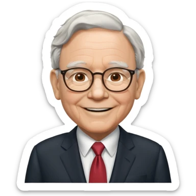 warren buffett sticker