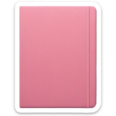 Pink notebook sticker