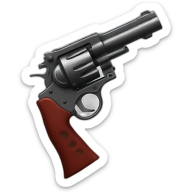 One scarlet fever revolver sticker