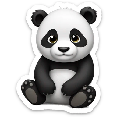 Panda sticker