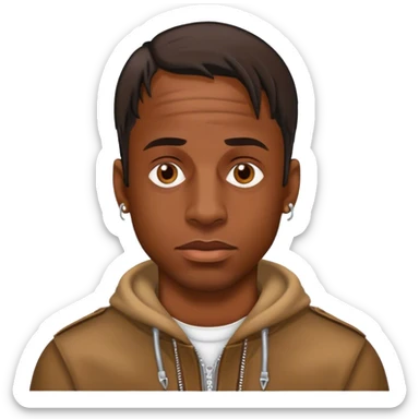 Travis Scott emoji sticker