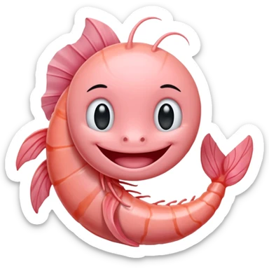 dandys world shrimpo sticker