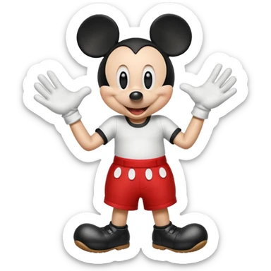Mickey mouse sticker