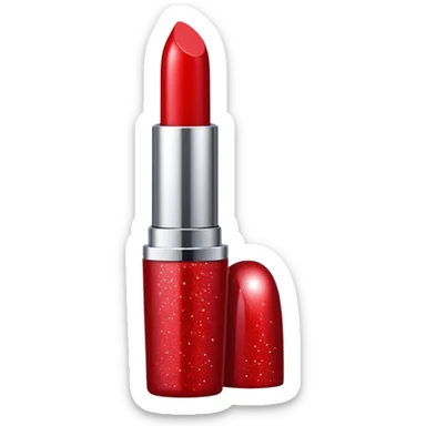 Lipstick glitter sticker