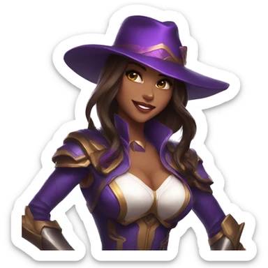Caitlyn league of legends sticker