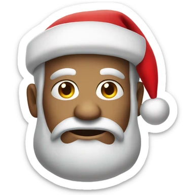 Grog wearing Santa hat sticker