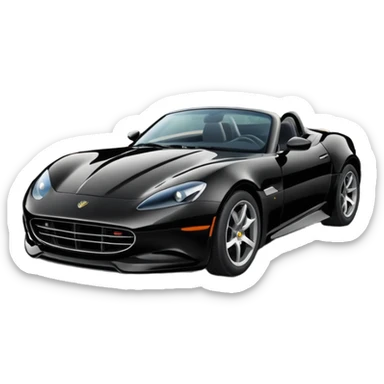 Едем спортикная машина по Лос-Анджелесу а на ней написано слово "MAJESTIC"\ sticker