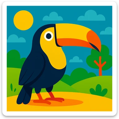 Toucan sticker