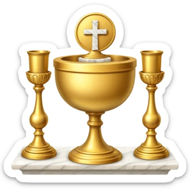Marble altar eucharist  sticker