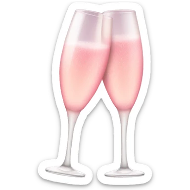 Pink champagne  sticker