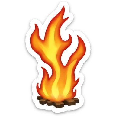 fire-on-fire sticker