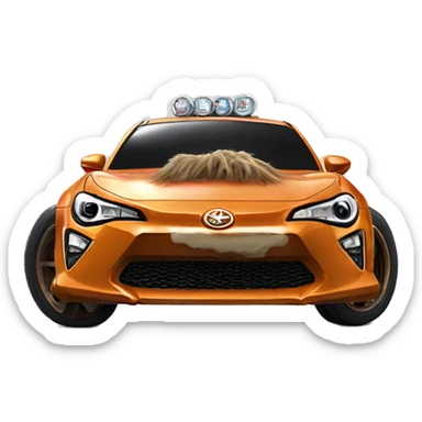 Hot wheel Chewbacca Toyota 86 sticker