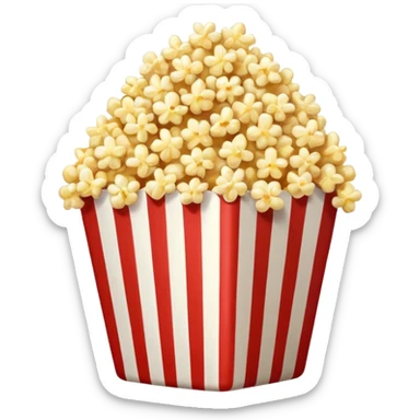 One popcorn who pop sticker