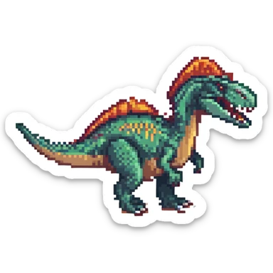 Spinosaurus from Jurassic Park 3 sticker