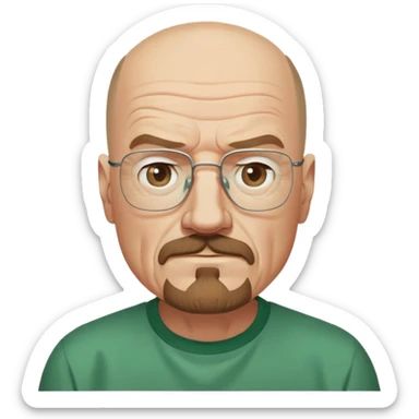 Walter white breaking bad sticker
