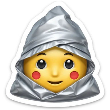 tin foil hat  sticker