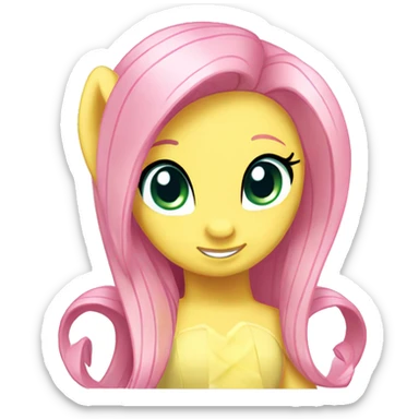 Fluttershy from My Little Pony sticker
