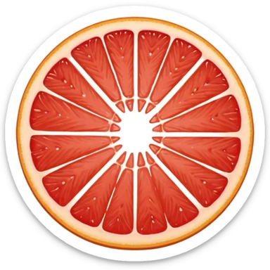 grapefruit sticker