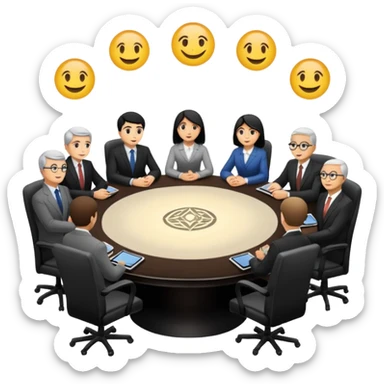 Light & Code Roundtable Bahai sticker