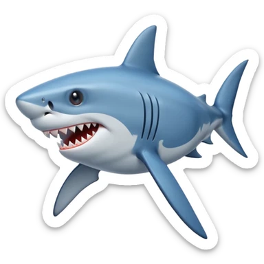 Köpek balığı sticker