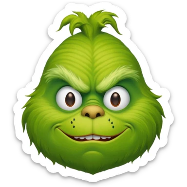 Grinch sticker