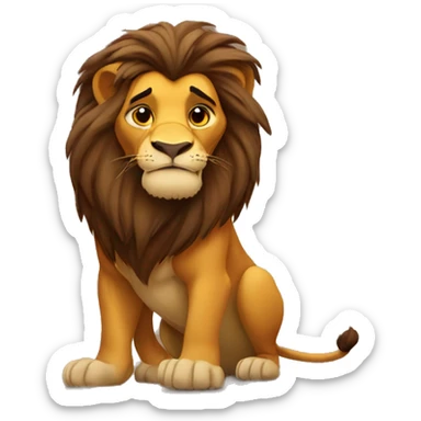 Lion king  sticker