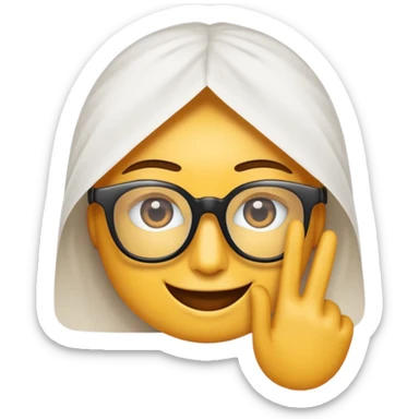 emoji di Gesù con occhiali da sole un pollice in su e in una mano un bicchiere di carta
 sticker