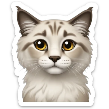 Lynx point ragdoll sticker