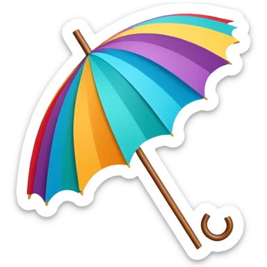 Guarda chuva de bebida alcoólica  sticker