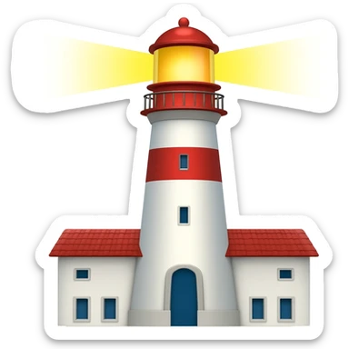 Lighthouse in Spain sticker