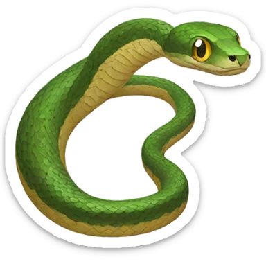 Snake sticker