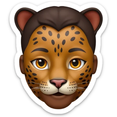 jaguar human sticker