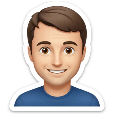 Charlie Kirk emoji sticker