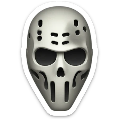 Call of duty ghost face  sticker