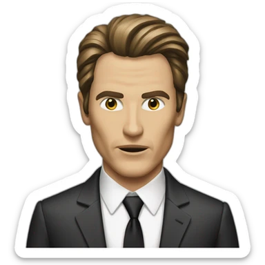 american psycho sticker