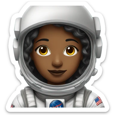 astronauts girl sticker