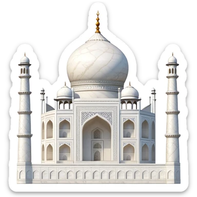 Taj Mahal landmark sticker