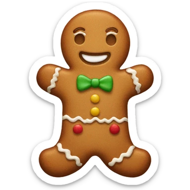 Gingerbread sticker