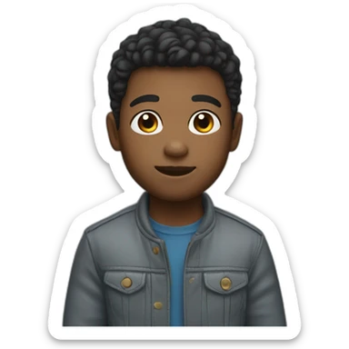 Ios memoji cute boy  sticker