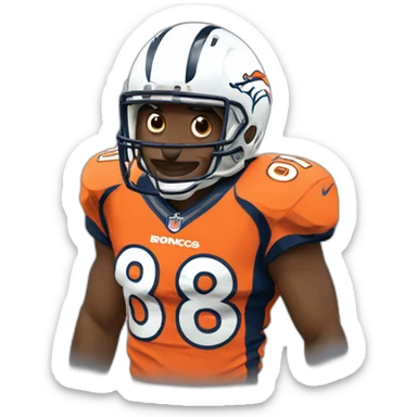 Denver broncos sticker