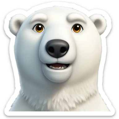 Polar bear  sticker
