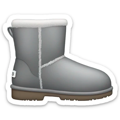Gray Uggs boots  sticker