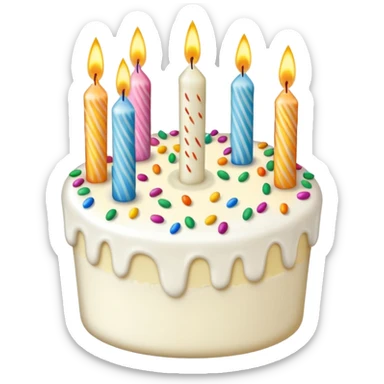 Happy Birthday! Wishing you many many happy returns of the day! sticker