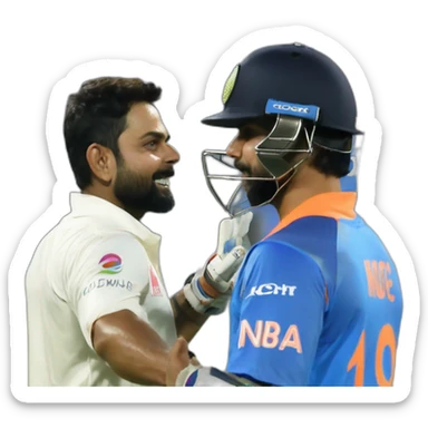 virat kohli hugs sachin tendulkar sticker