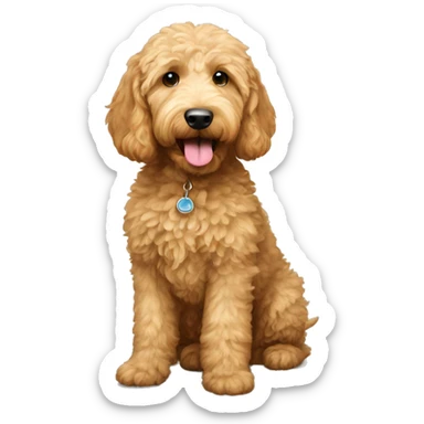 Goldendoodle sticker