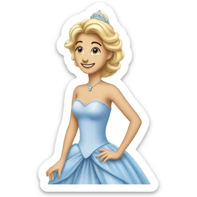 Cinderella vibe sticker