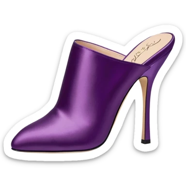 Agent Provocateur Elice Plum Mules
 sticker